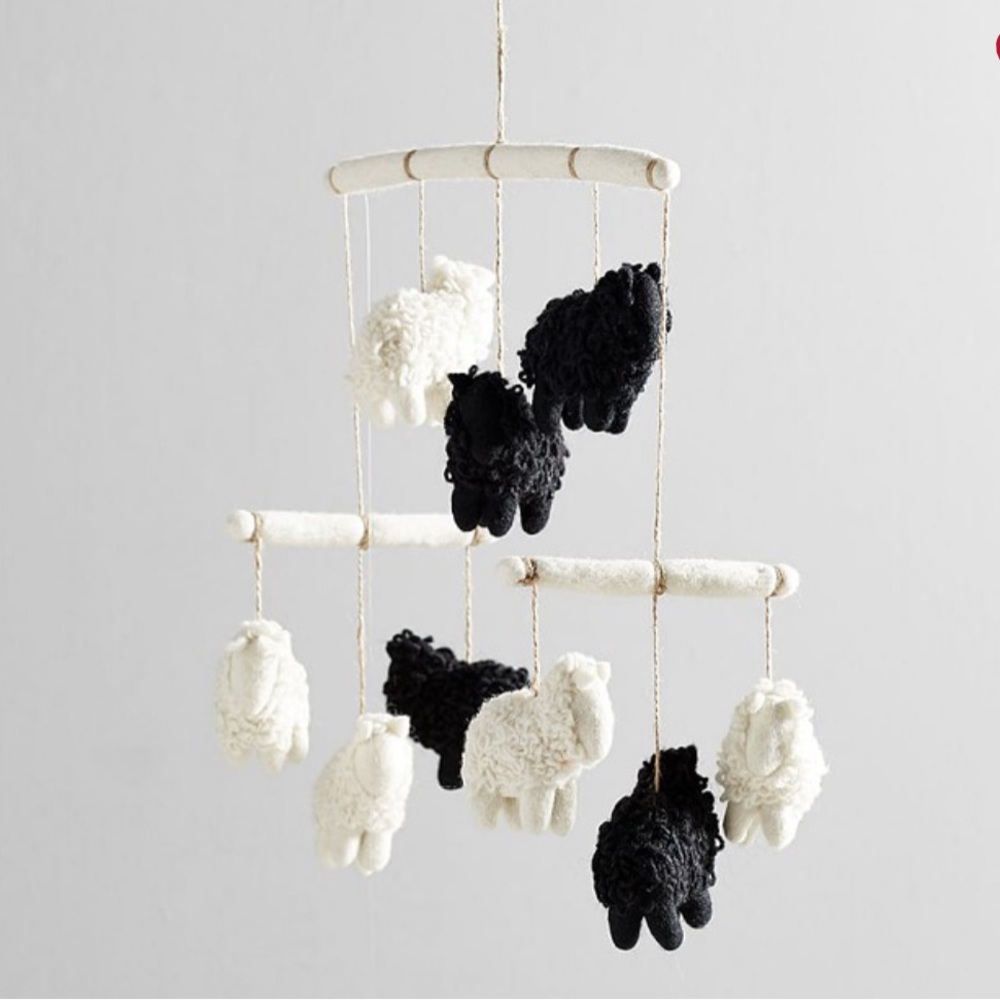 West Elm Kids Felted Sheep Baby Mobile